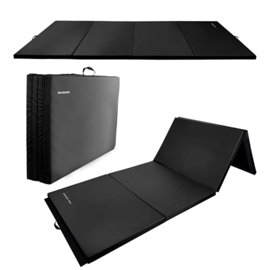 Home Gym Mma - Folding Exercise Gymnastics Mat 4'x8'x2 for