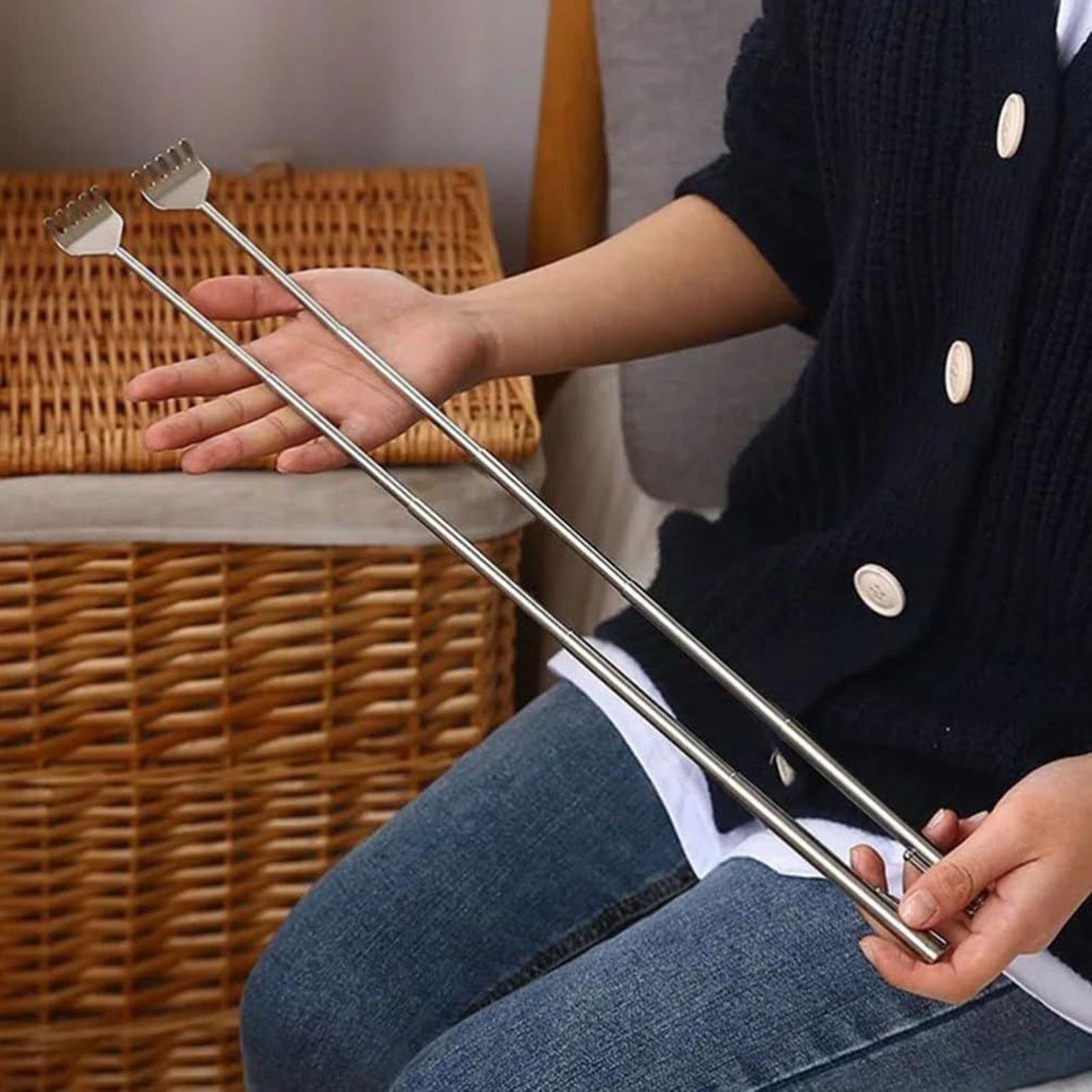 Home Gym Compact - Back Scratcher Extendable Portable Stainless Steel