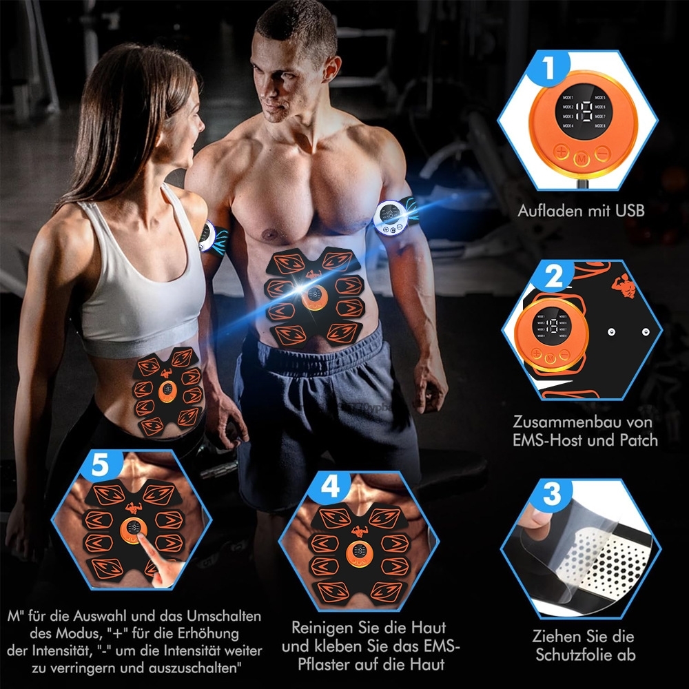 EMS Muscle Stimulator Ab Toner - Home Gym App review and price