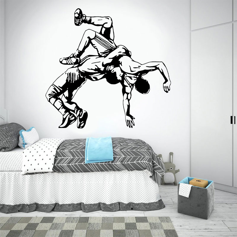 Wrestling Throw Wall Decals Vi - Home Gym Furniture review and price
