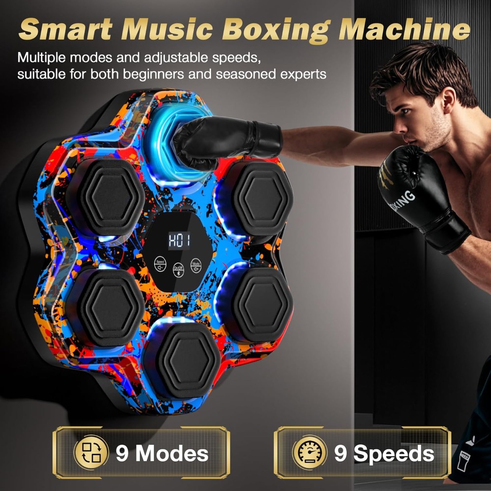 Interactive Music Boxing Machi - Home Gym Wall Mounted review and price