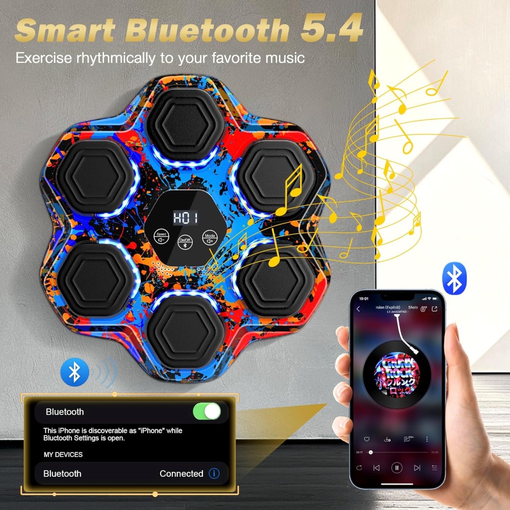 Interactive Music Boxing Machi - Home Gym Wall Mounted review and price