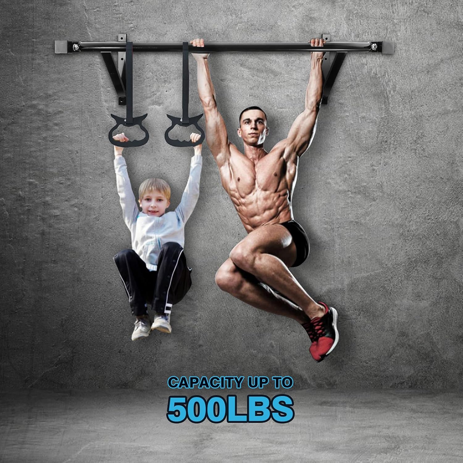 Pull Up Bar Wall Mounted Home  - Home Gym Upper Body Workout review and price