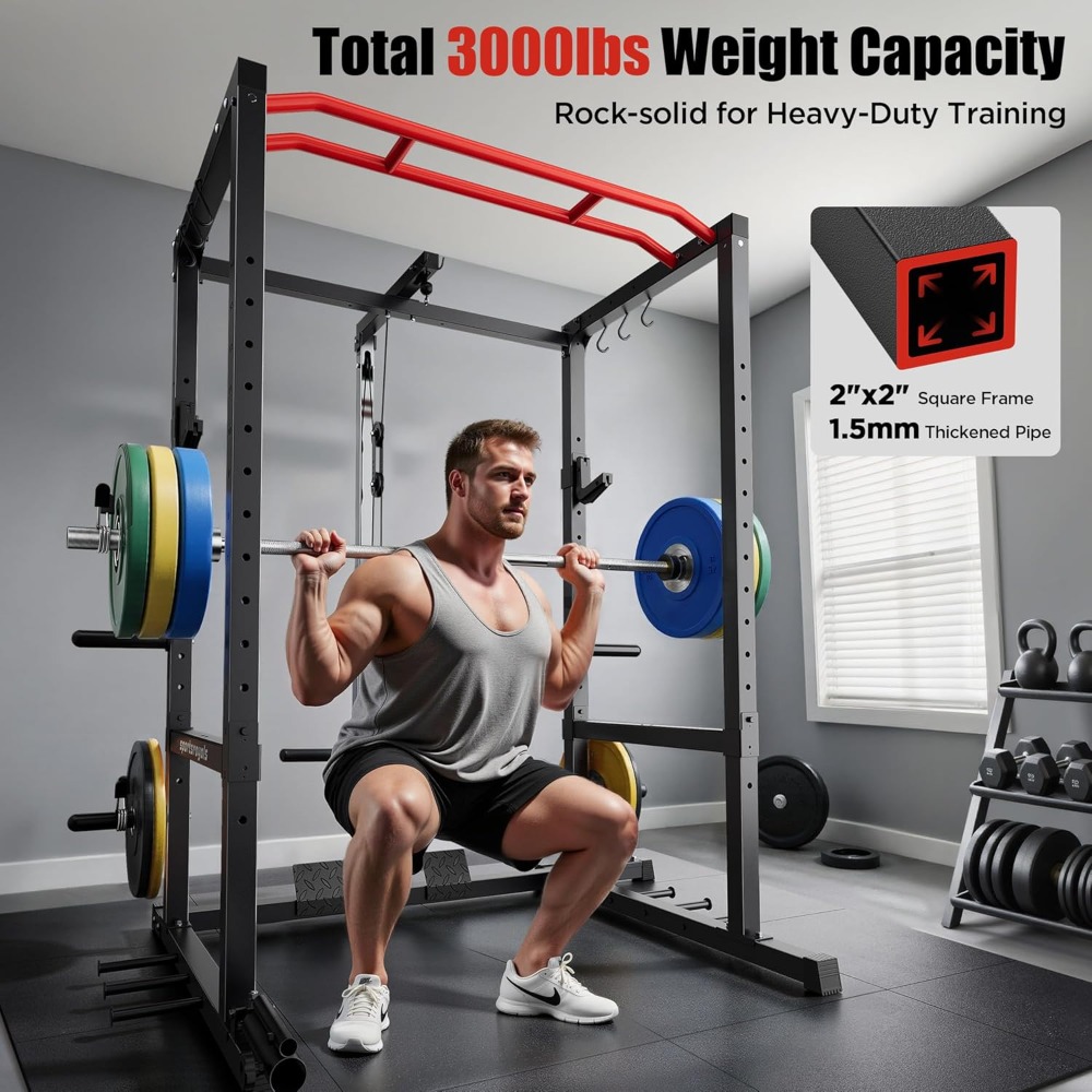 Multi-Functional Power Cage Sq - Home Gym Lat Pulldown review and price