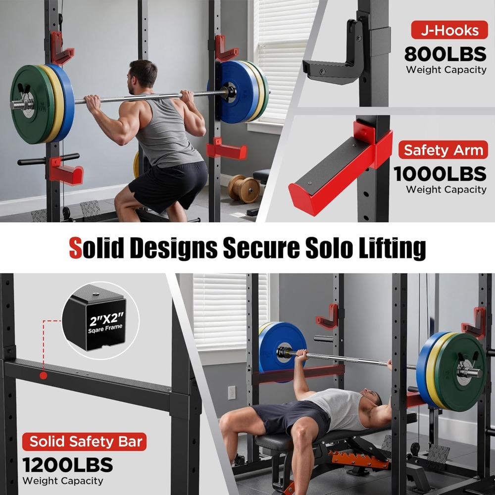 Multi-Functional Power Cage Sq - Home Gym Lat Pulldown review and price