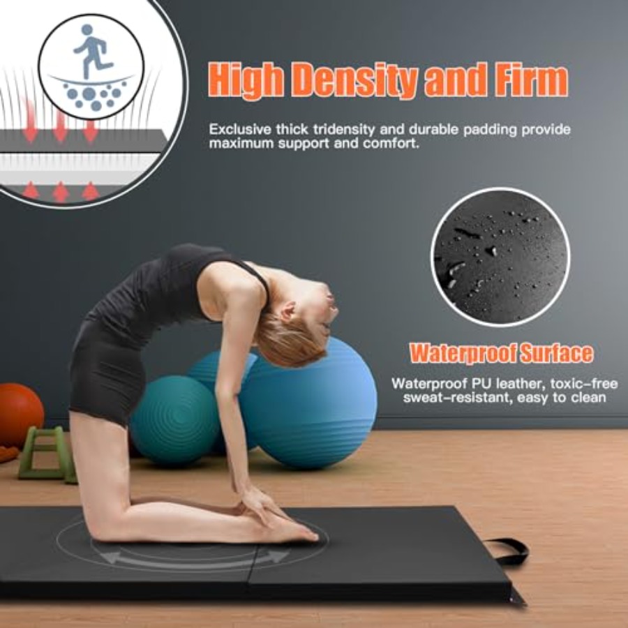 Upgraded Folding Exercise Mat, - Home Gym Mma review and price