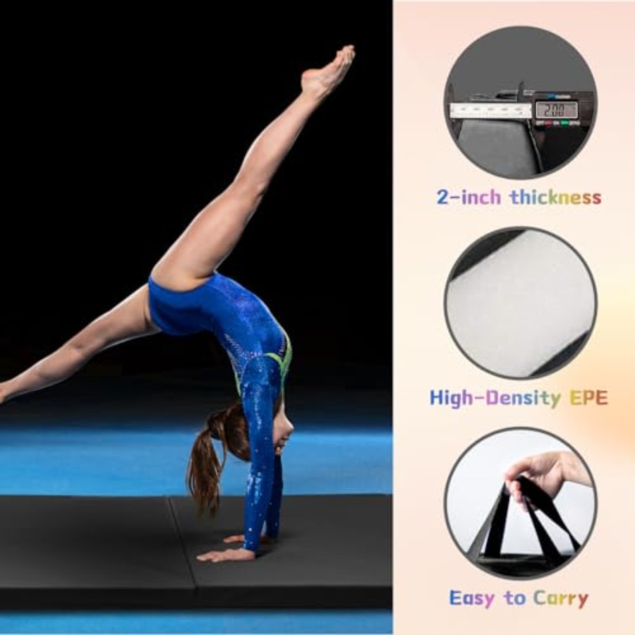 Upgraded Folding Exercise Mat, - Home Gym Mma review and price