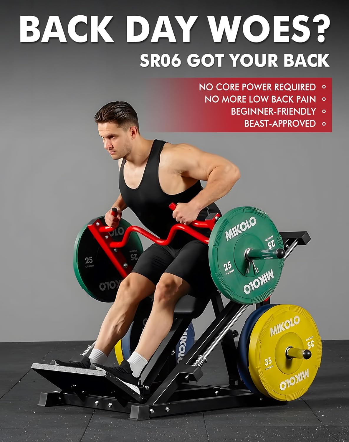 Plate-Loaded Linear Row Machin - Home Gym Smith review and price