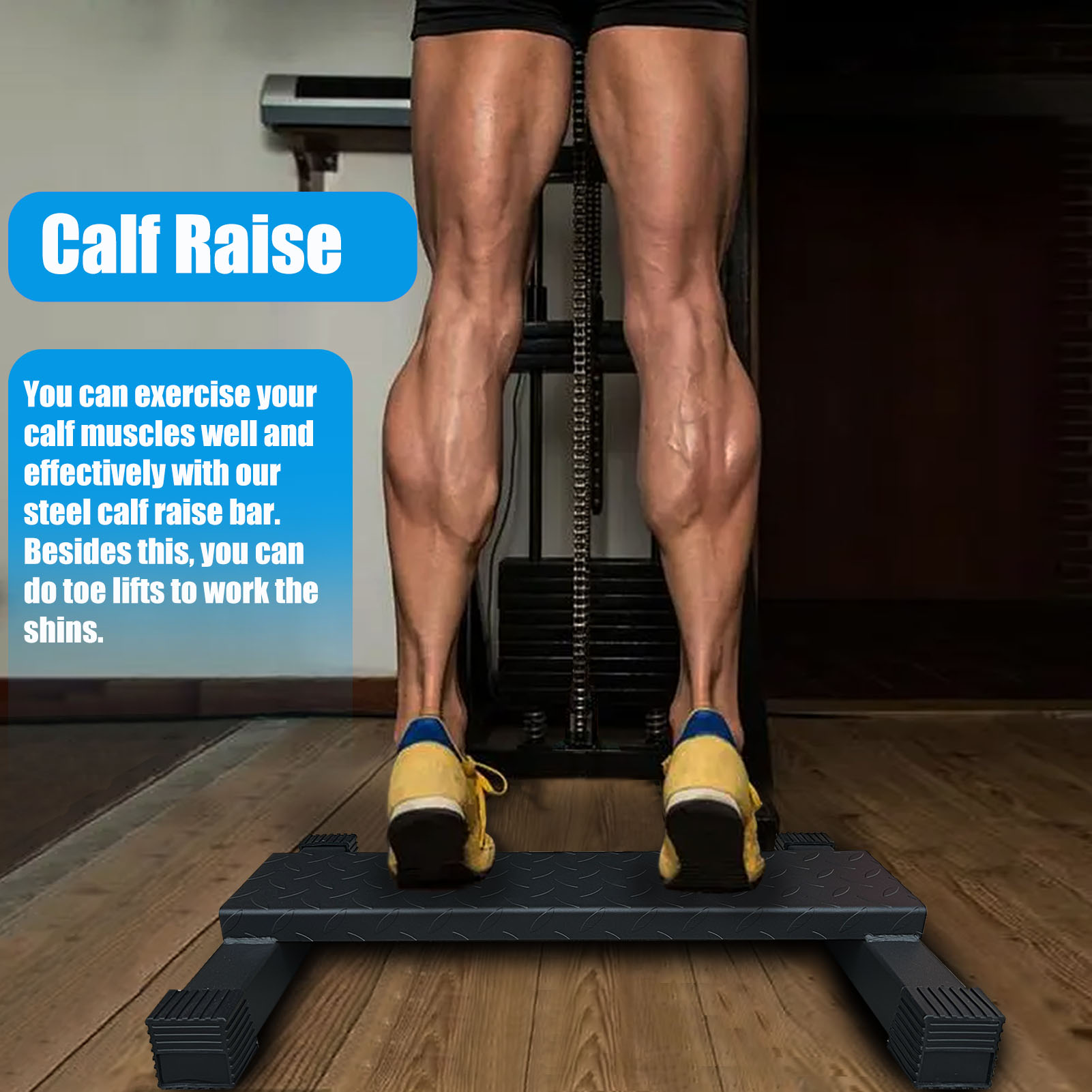 Home Gym Steel Calf Raise Bar  - Home Gym Tunturi review and price
