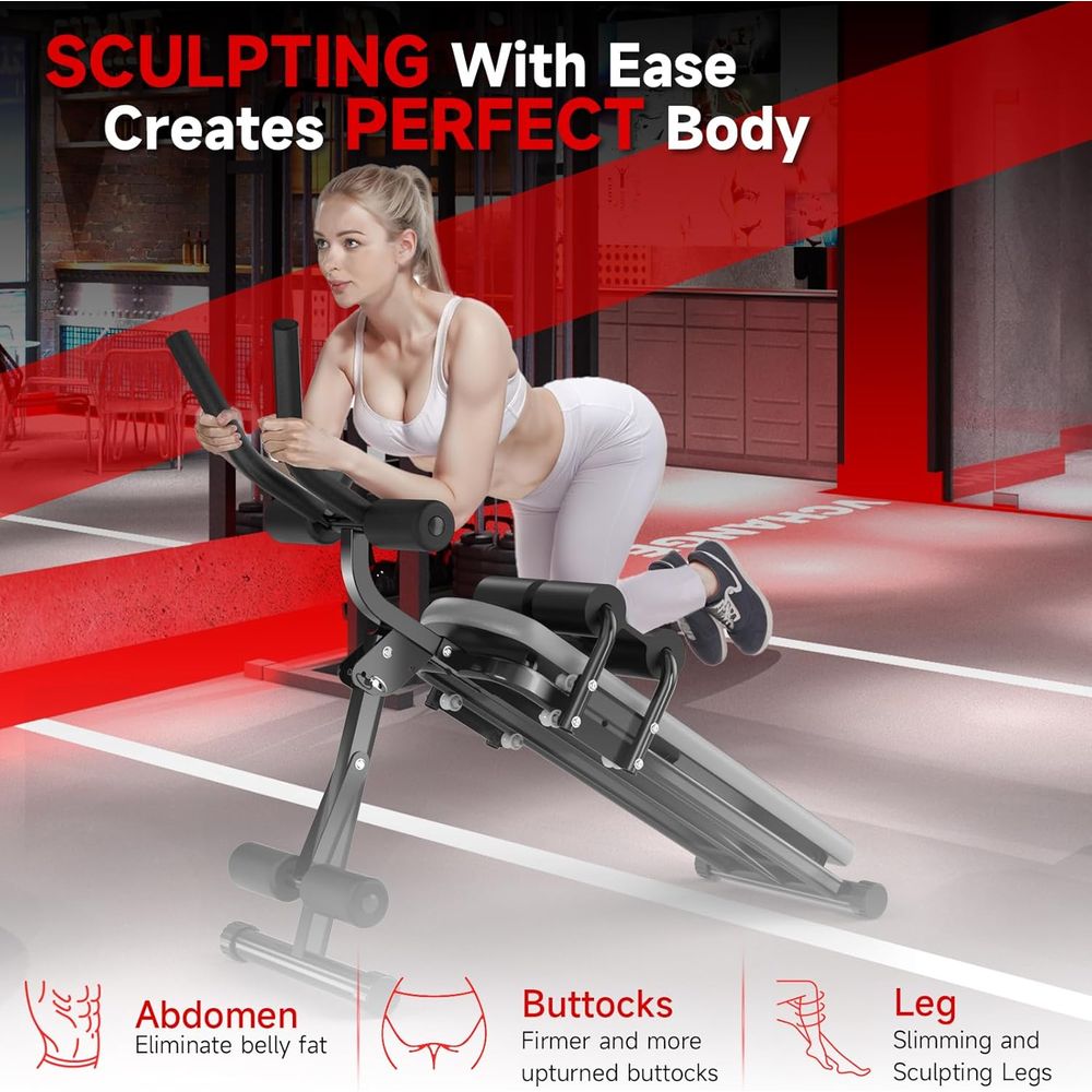 5-in-1 Adjustable Ab Bench for - Home Gym With Leg Press review and price