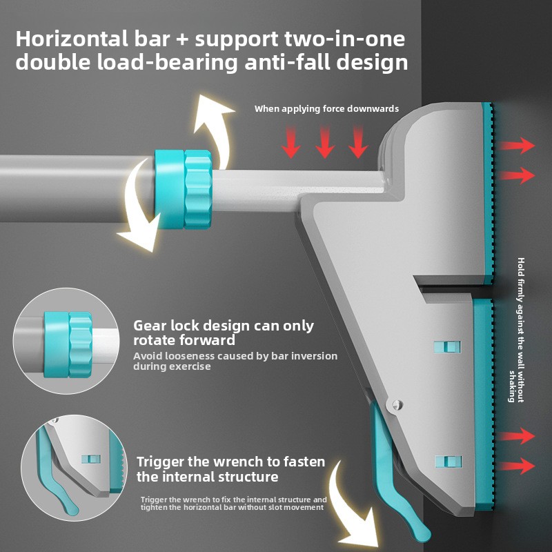 No-Drill Door Frame Pull up Ba - Home Gym Wall Mounted review and price