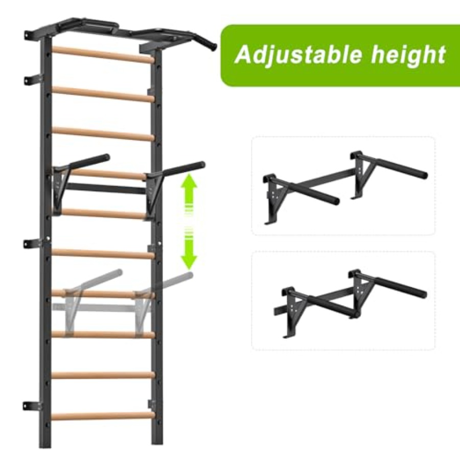 Wall Mounted Gymnastic Stall B - Home Gym Wall Mounted review and price