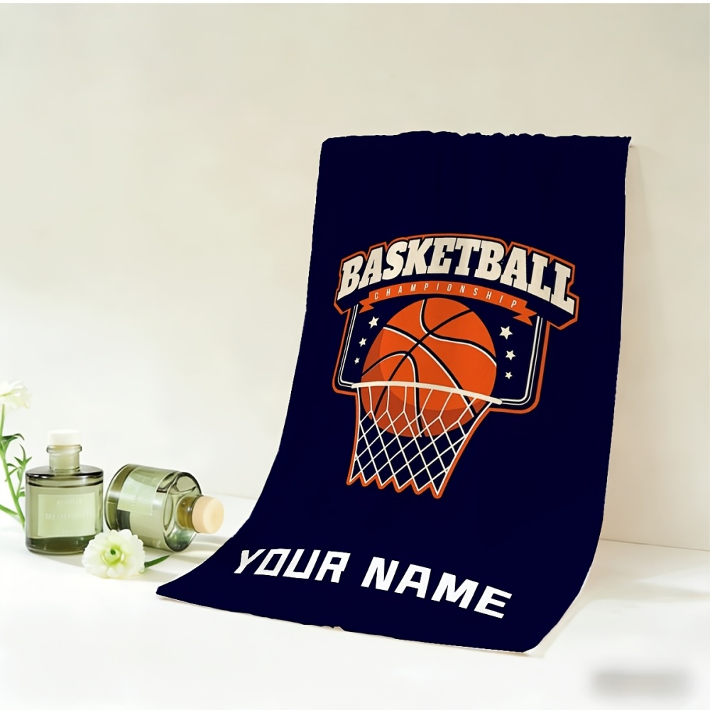 2pcs Name/Text Basketball Towe - Home Gym Names review and price