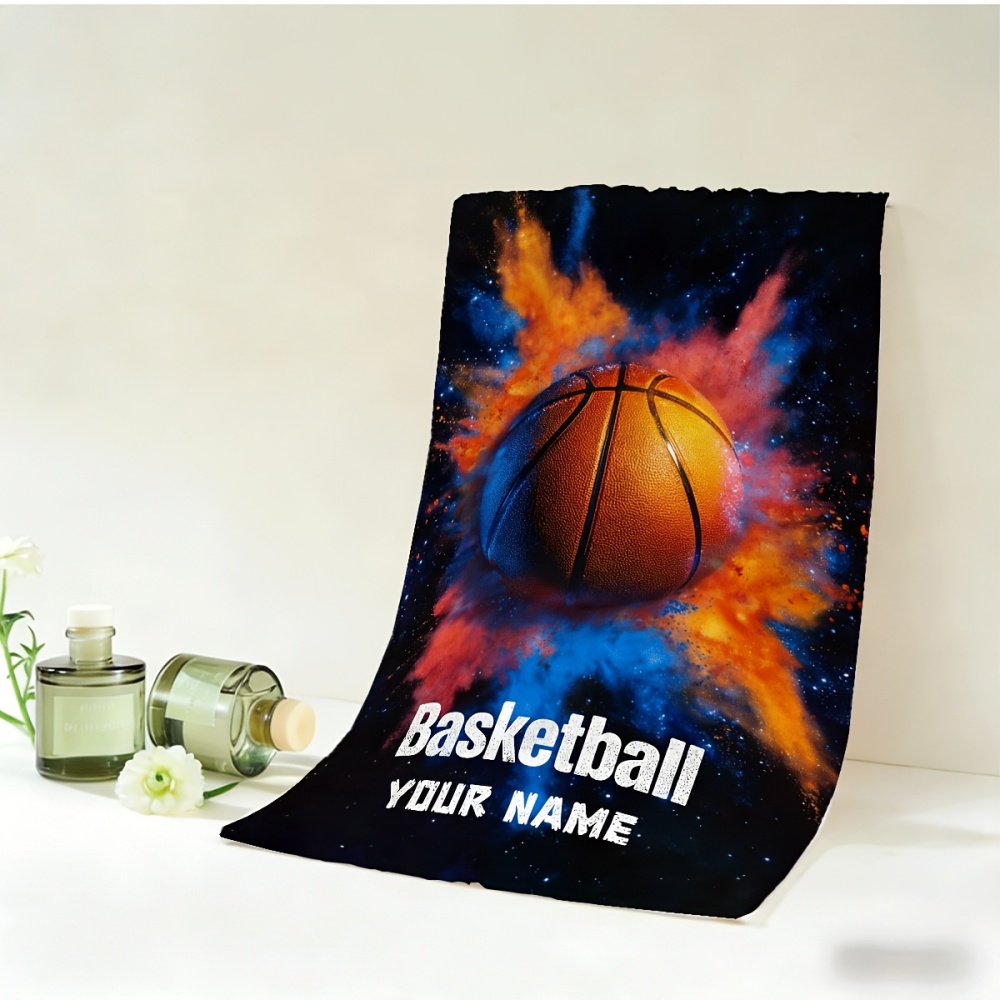 2pcs Name/Text Basketball Towe - Home Gym Names review and price