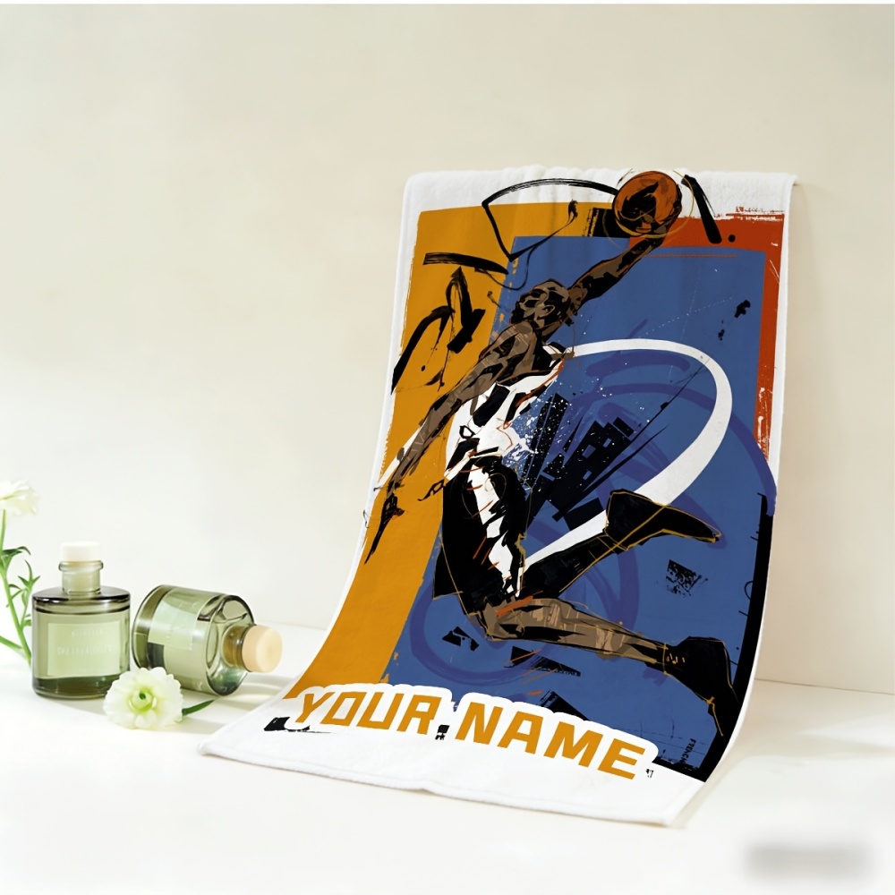 2pcs Name/Text Basketball Towe - Home Gym Names review and price