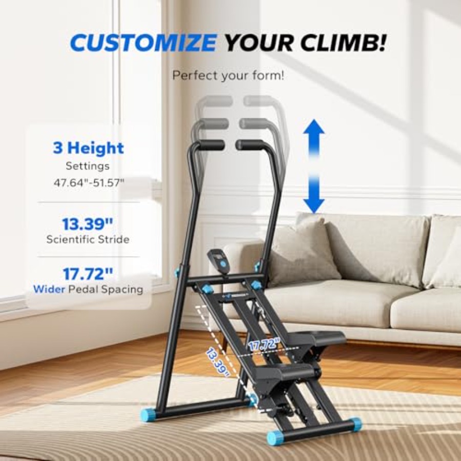 Home gym stair stepper: steel  - Home Gym Compact review and price