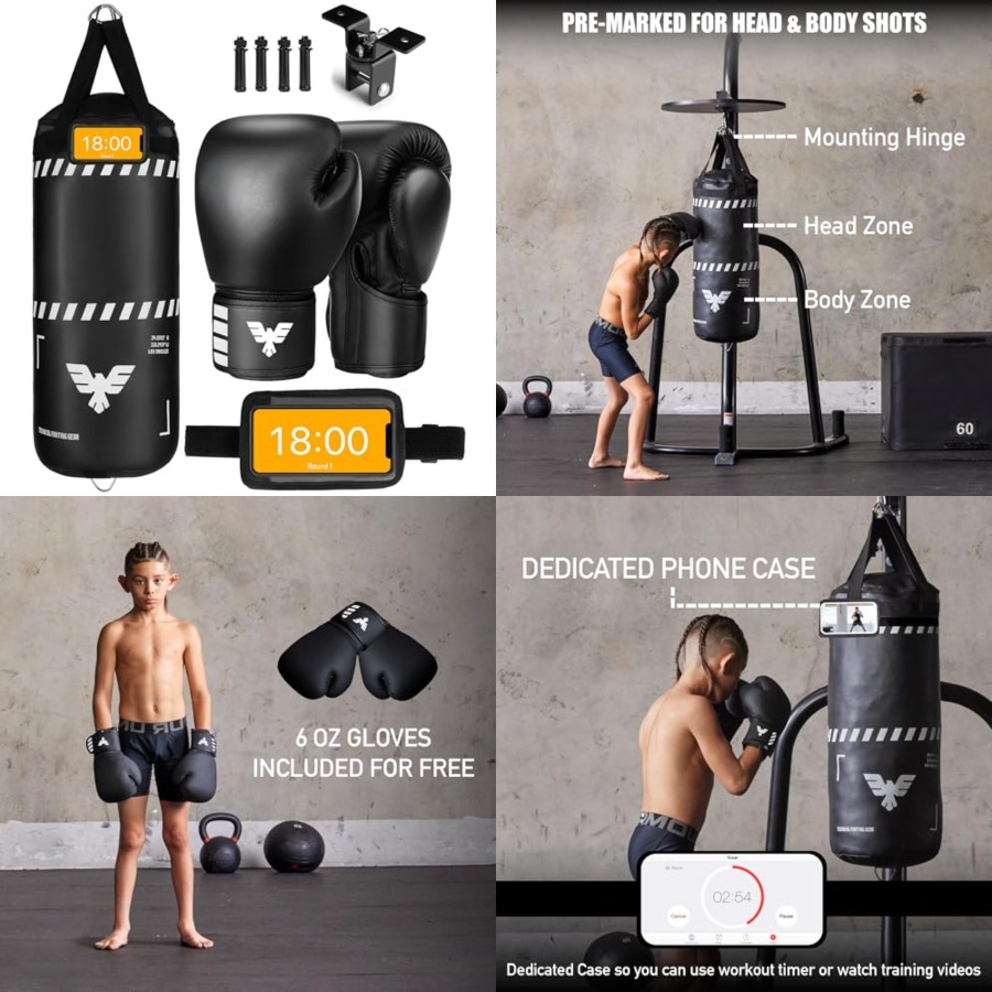 Boxing Punching Bag Set - 2 ft - Home Gym Mma review and price