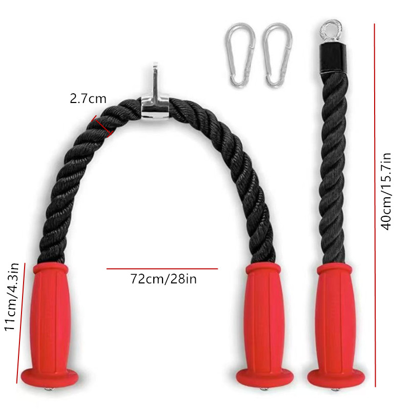 Ergonomic Tricep Ropes Non-Sli - Home Gym Online review and price