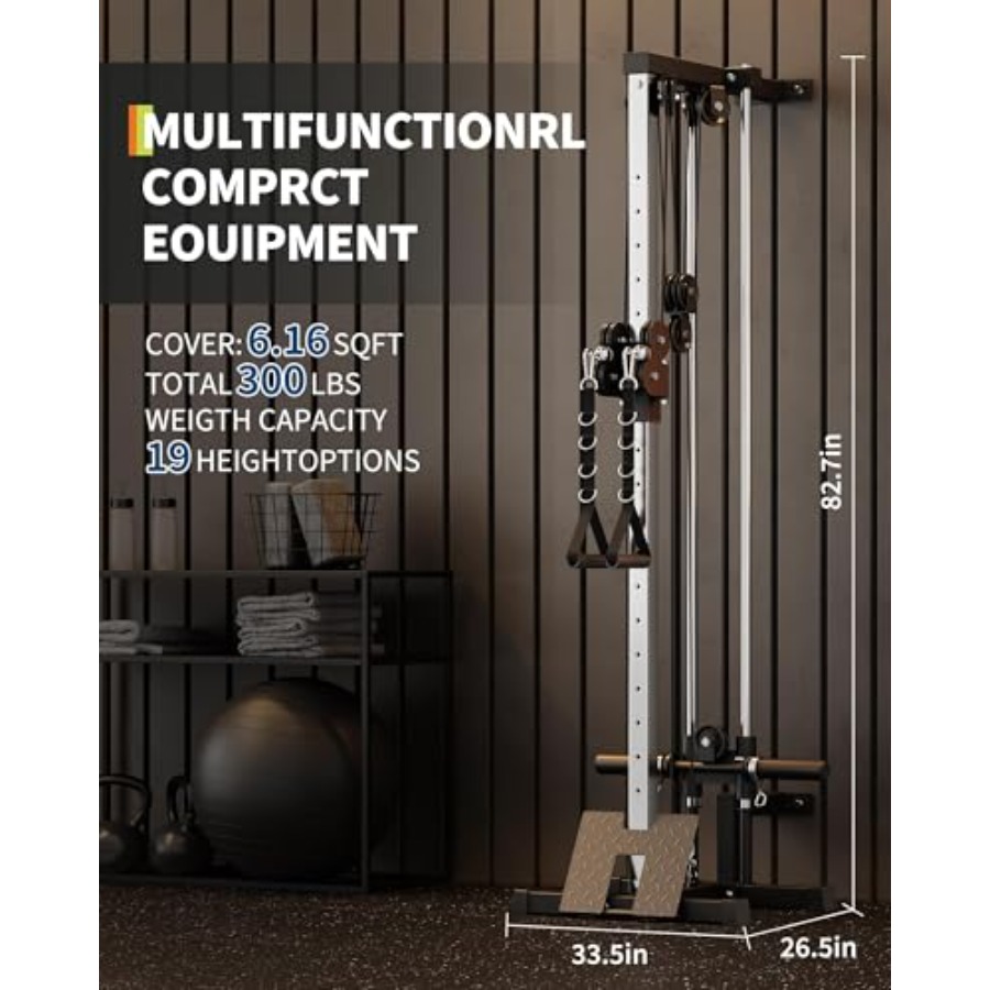 Wall Mount Cable Station for h - Home Gym Wall Mounted review and price