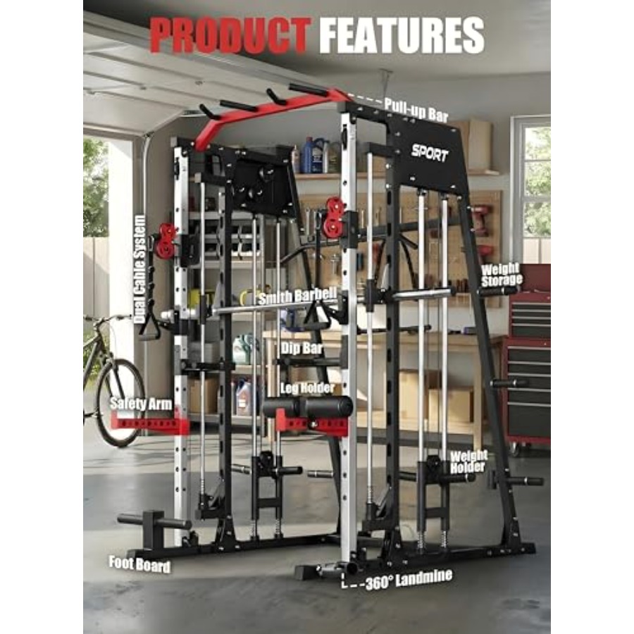 Smith Machine Home Gym All in  - Home Gym Smith review and price