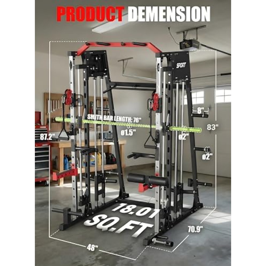 Smith Machine Home Gym All in  - Home Gym Smith review and price