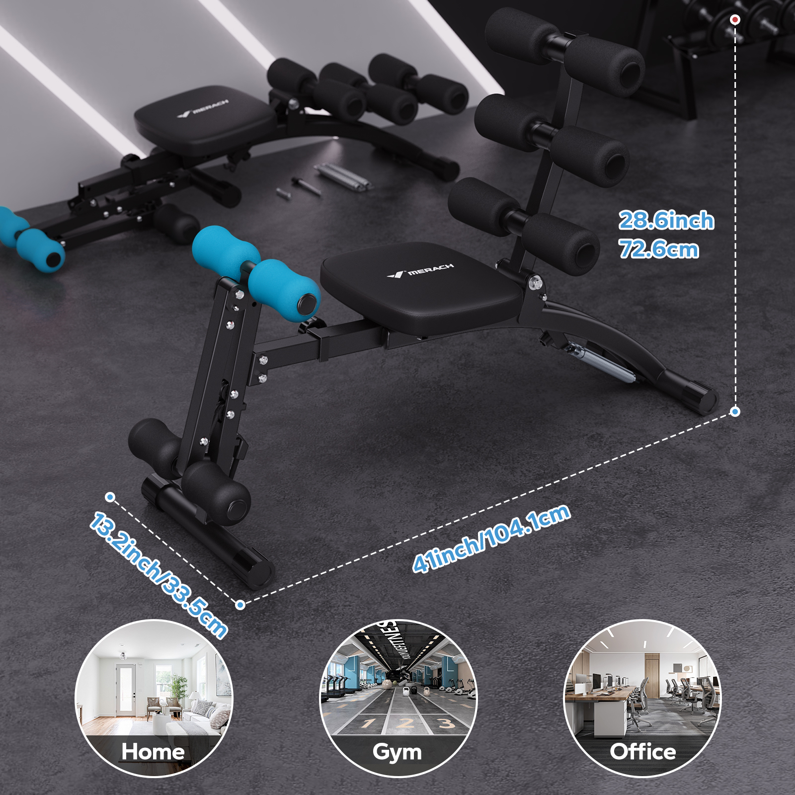 MERACH Ab Machine Multi-Functi - Home Gym Tunturi review and price
