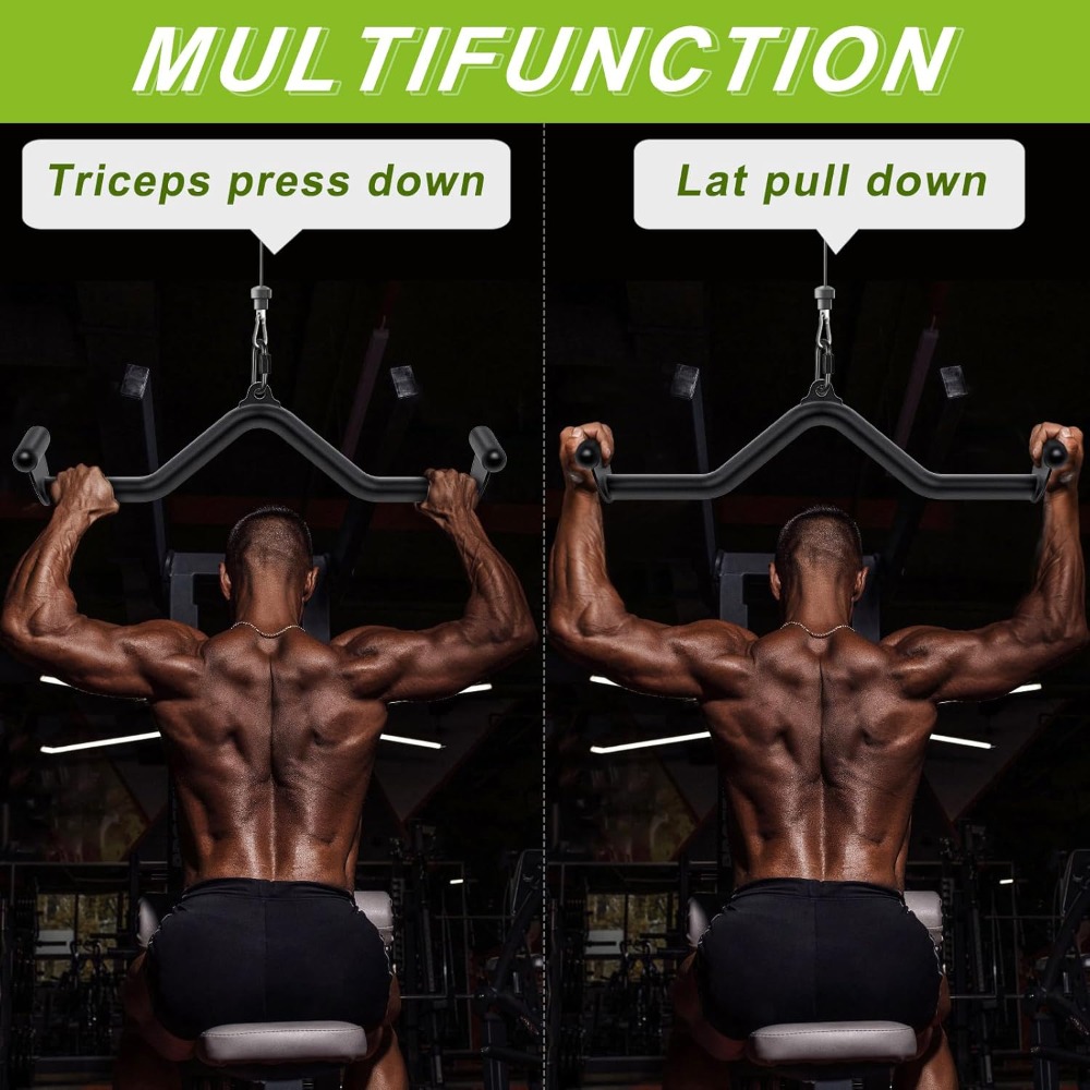 Heavy Duty Steel Cable Attachm - Home Gym Lat Pulldown review and price