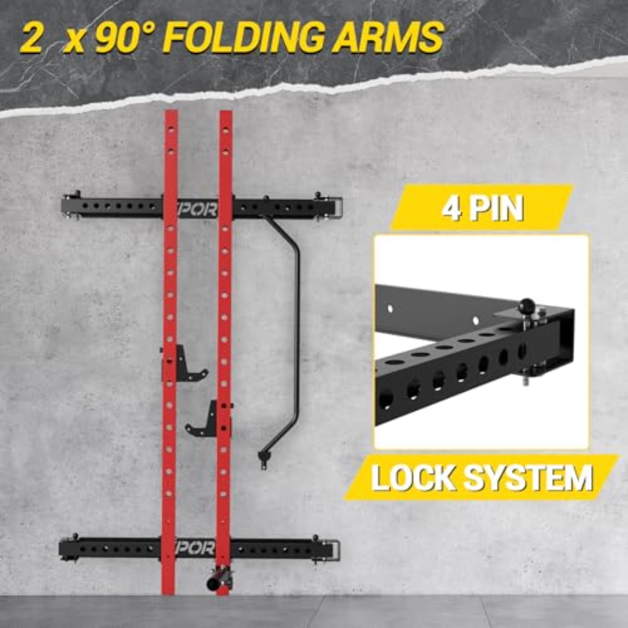 Home gym folding squat rack: s - Home Gym Folding Rack review and price