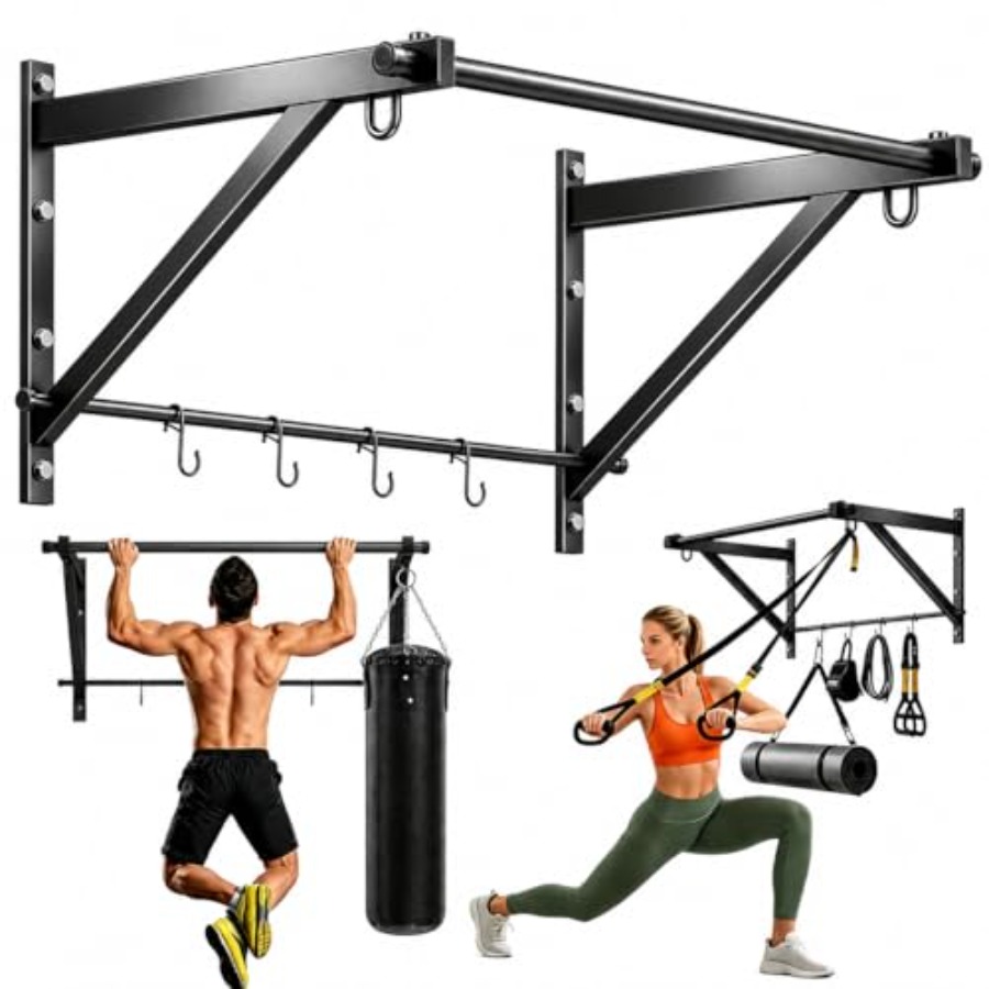 Heavy Duty Wall Mounted Chin U - Home Gym Upper Body Workout review and price