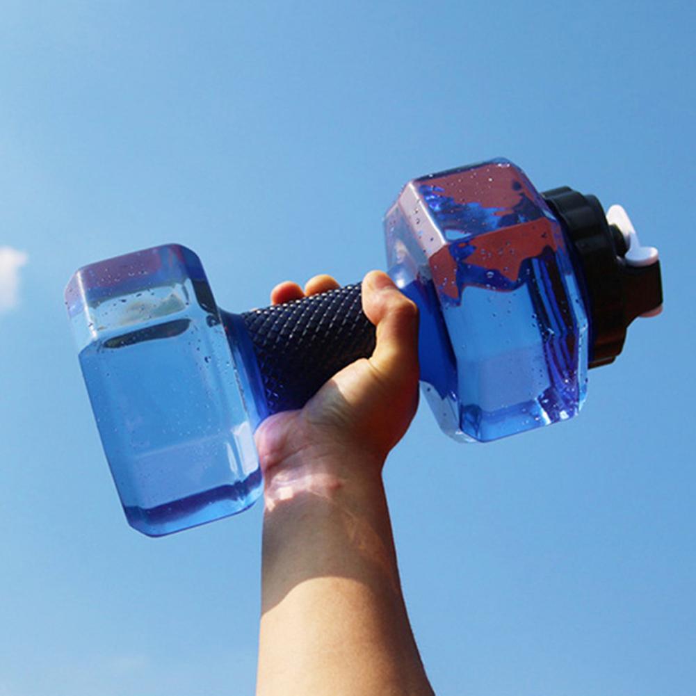 Dumbbell Sports Water Bottle C - Home Gym Kit For Men review and price