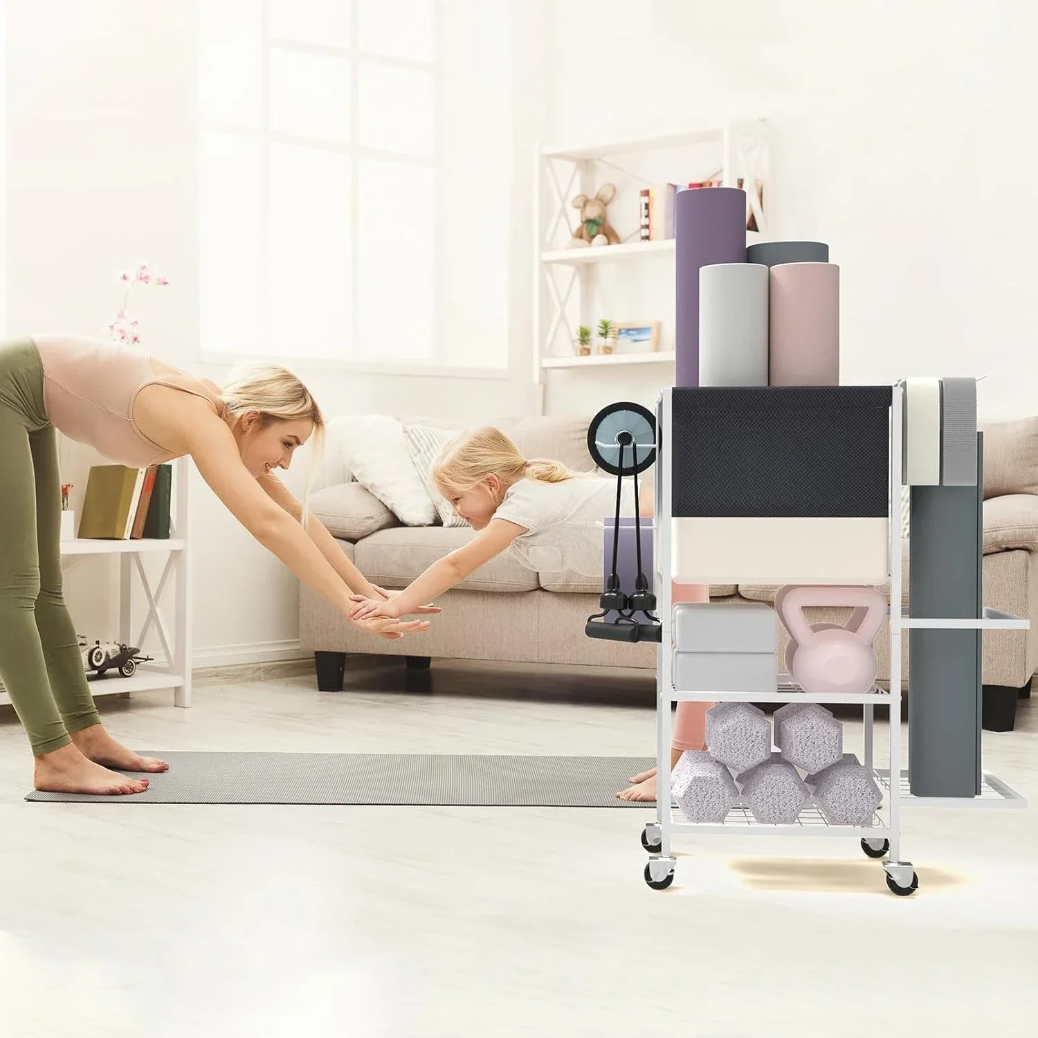 Yoga Mat Storage Rack，Home Gym - Home Gym Folding Rack review and price