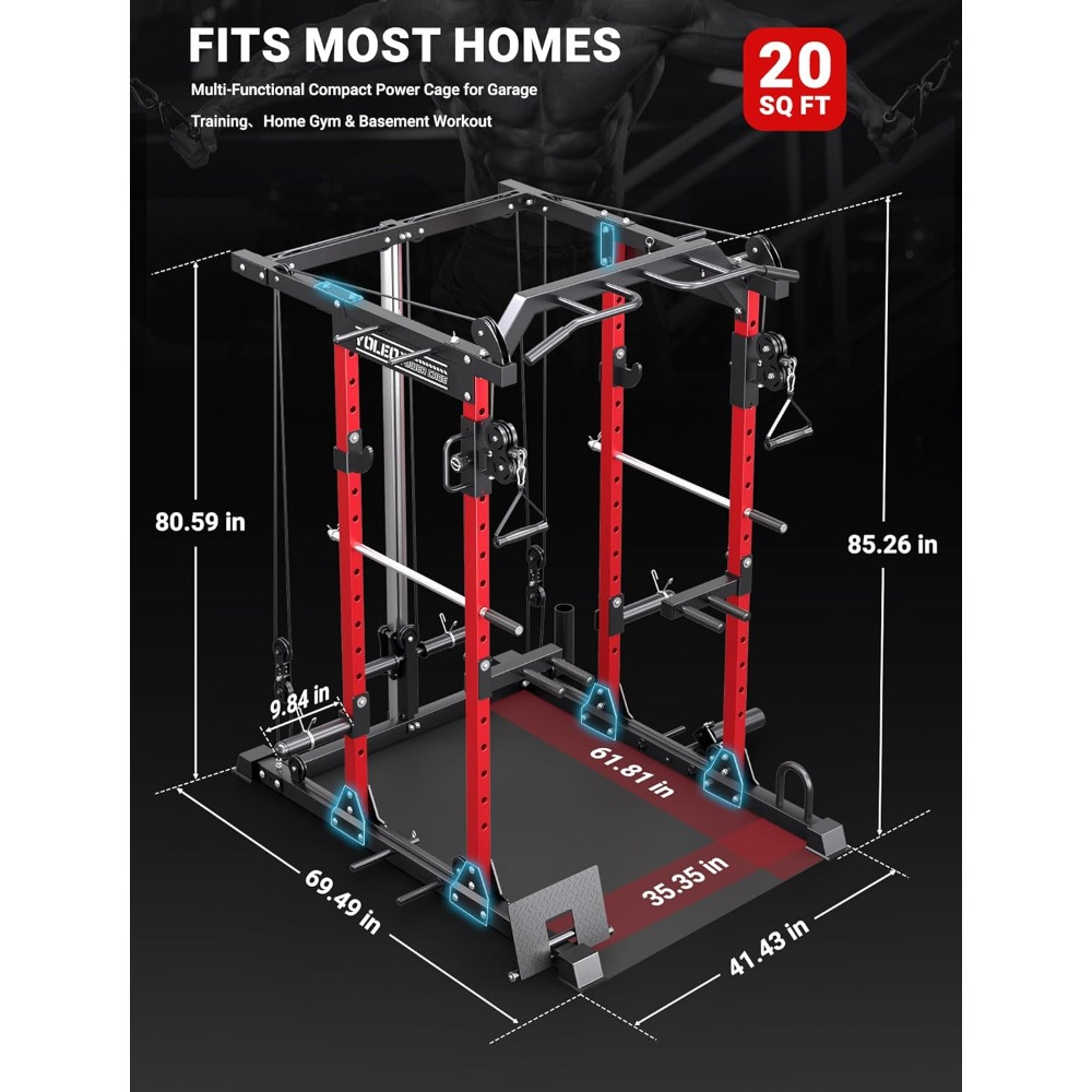 Cable Machine Home Gym 2 in 1, - Home Gym Lat Pulldown review and price