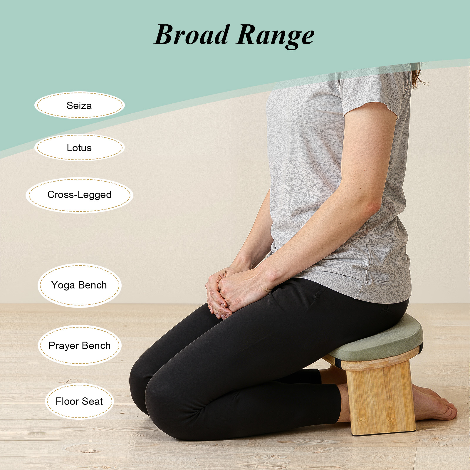 Foldable Meditation Bench, Por - Home Gym Furniture review and price