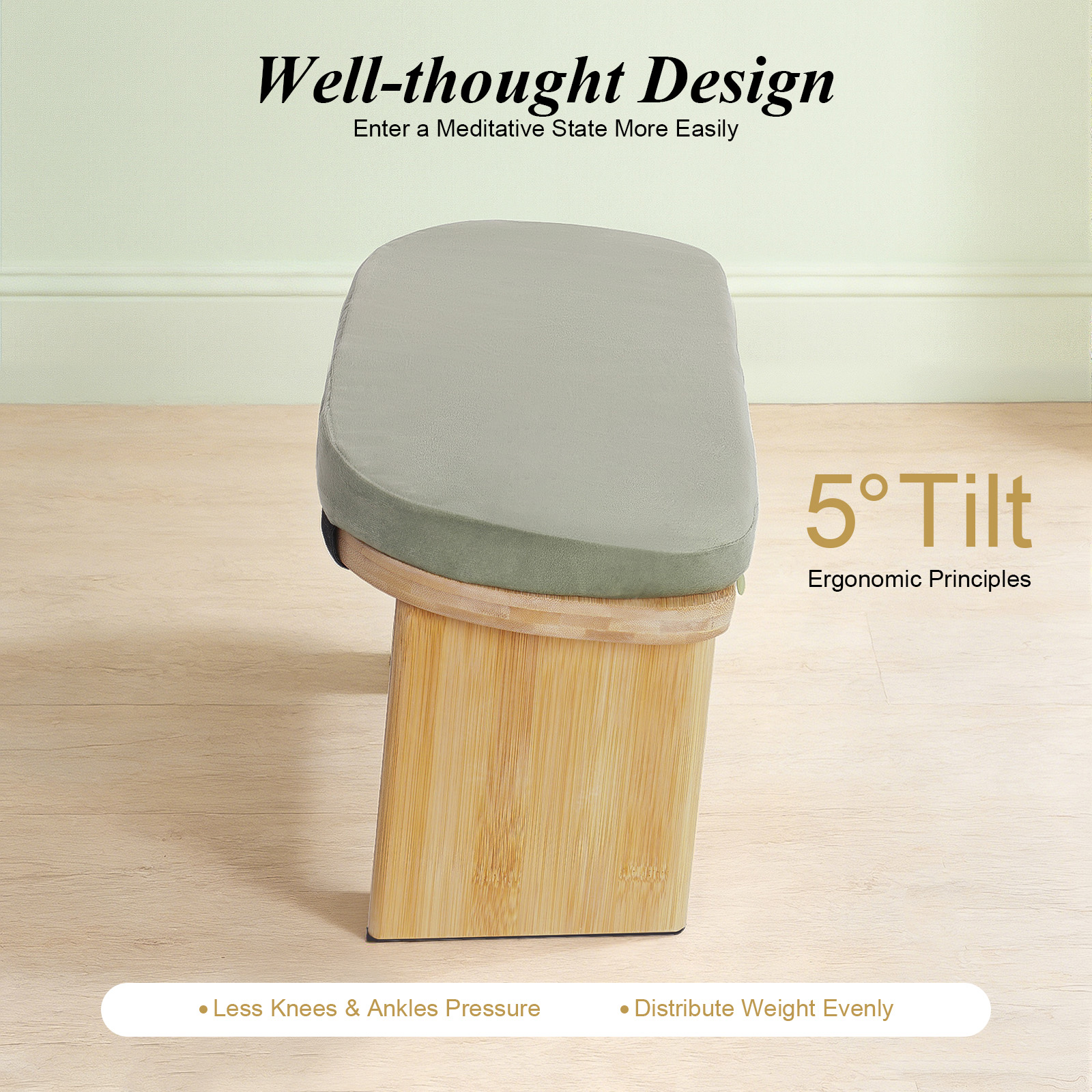 Foldable Meditation Bench, Por - Home Gym Furniture review and price