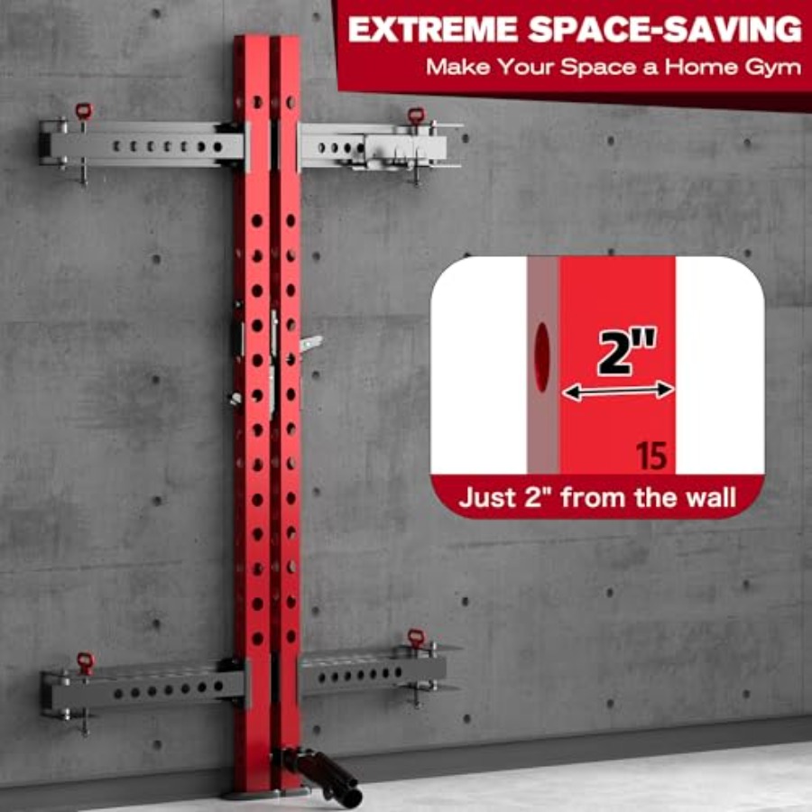 Home gym folding squat rack, s - Home Gym Folding Rack review and price