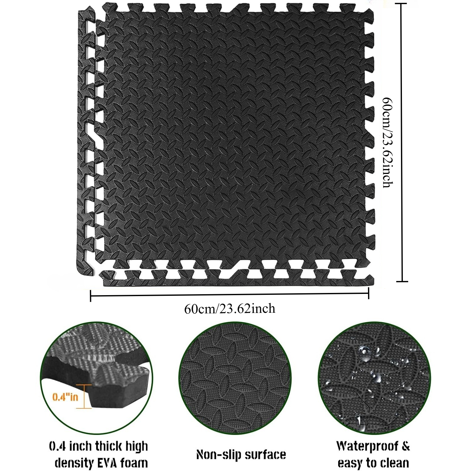 10mm Thick EVA Gym Floor Tiles - Home Gym Online review and price