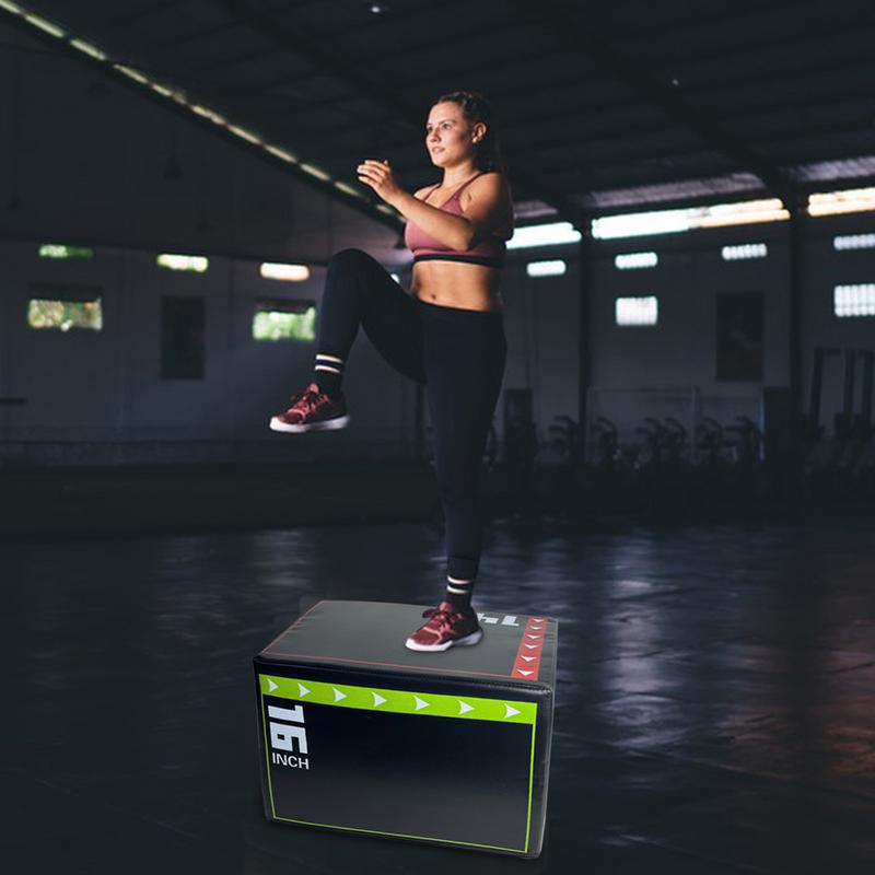 Plyometric Jump Box Shockproof - Home Gym Kit For Men review and price
