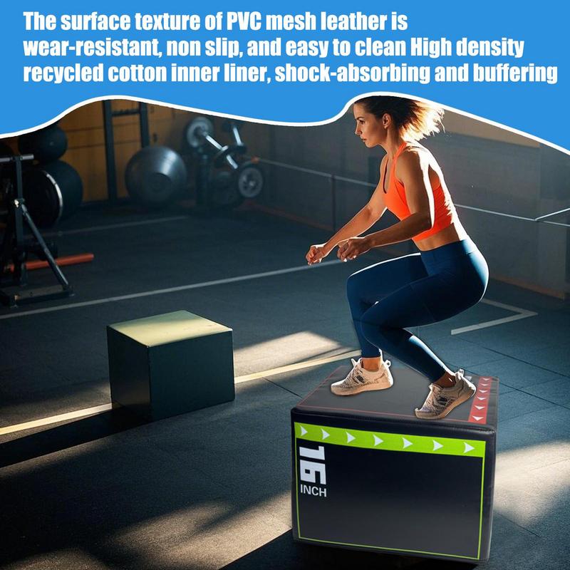 Plyometric Jump Box Shockproof - Home Gym Kit For Men review and price