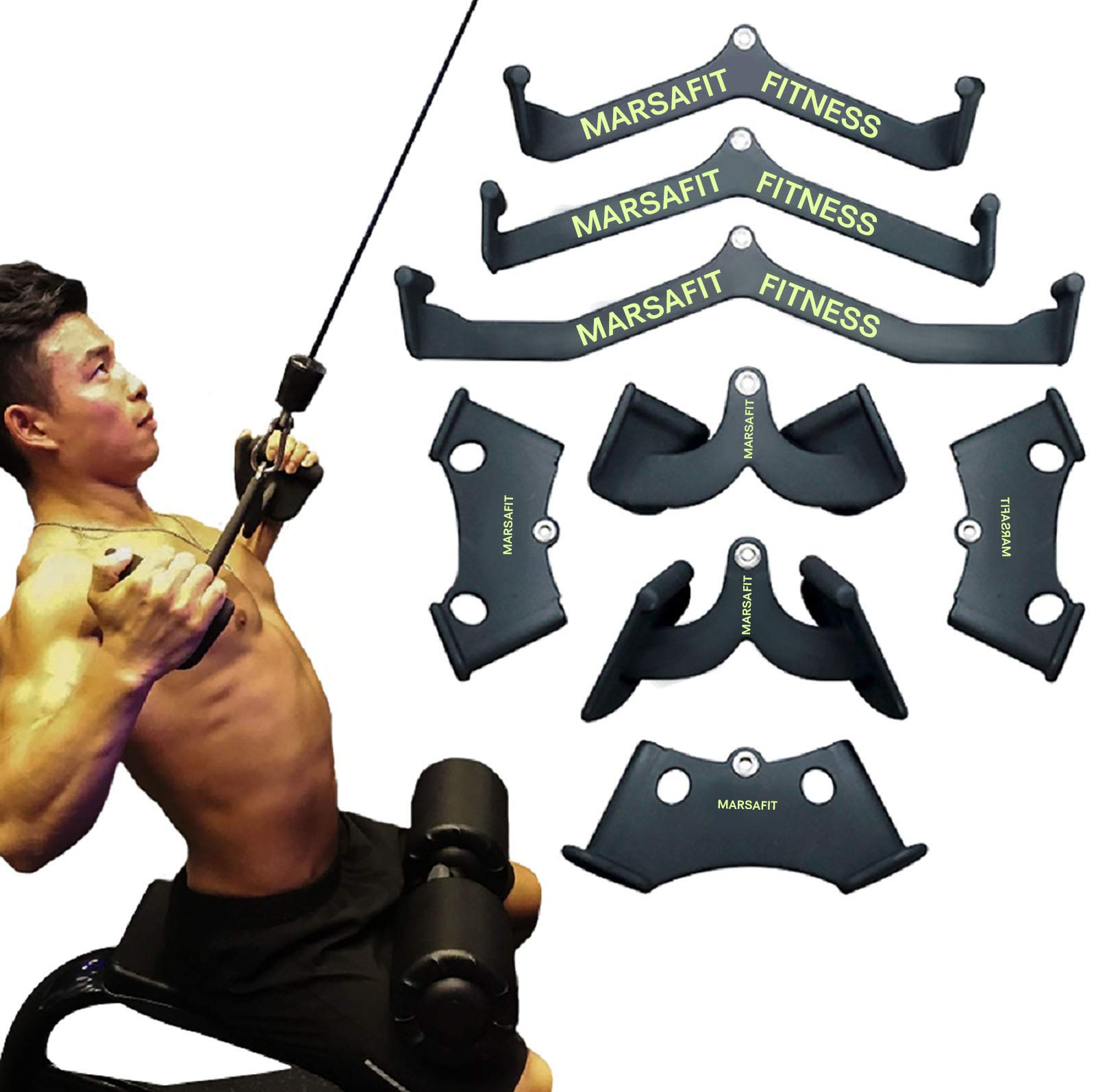 Lat Pull Down Bar Rowing Handl - Home Gym Lat Pulldown review and price