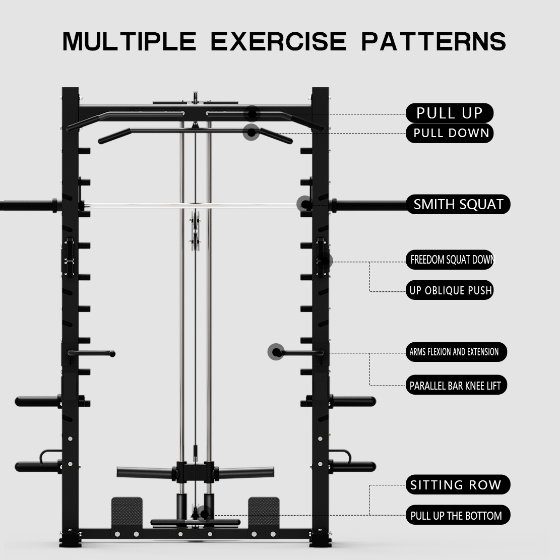 Gym Exercise In Door For Home  - Home Gym Folding Rack review and price