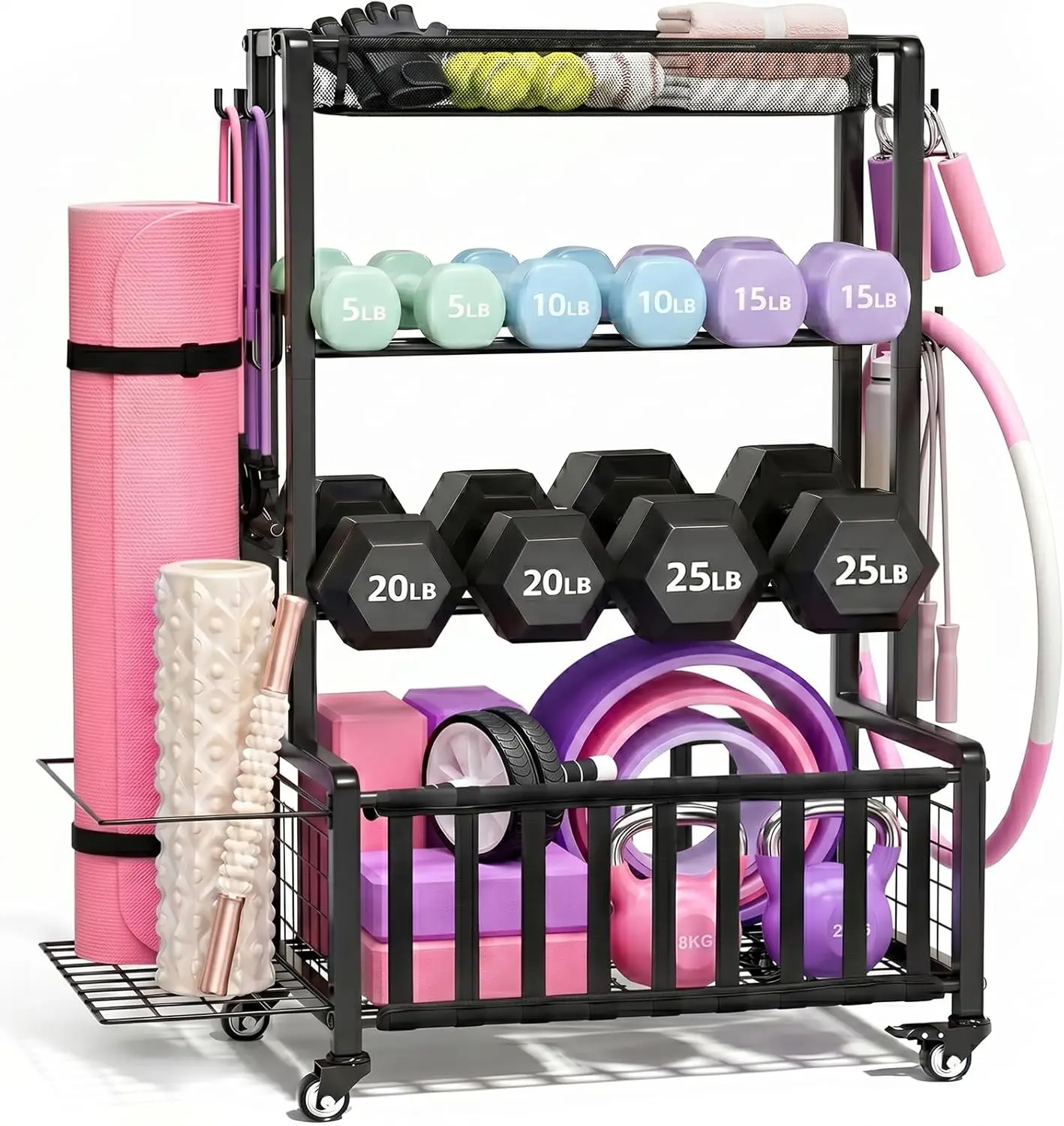 Dumbbell Rack, Home Gym Storag - Home Gym Folding Rack review and price