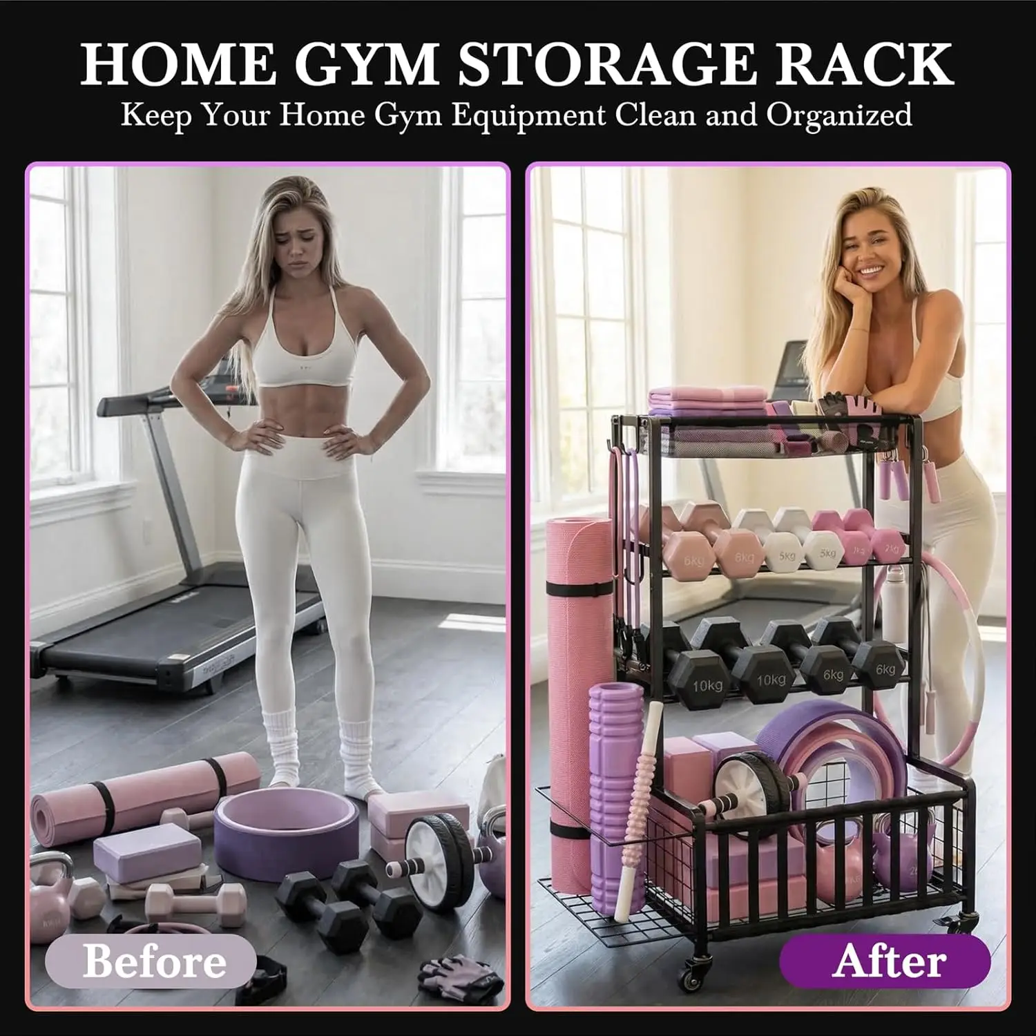 Dumbbell Rack, Home Gym Storag - Home Gym Folding Rack review and price