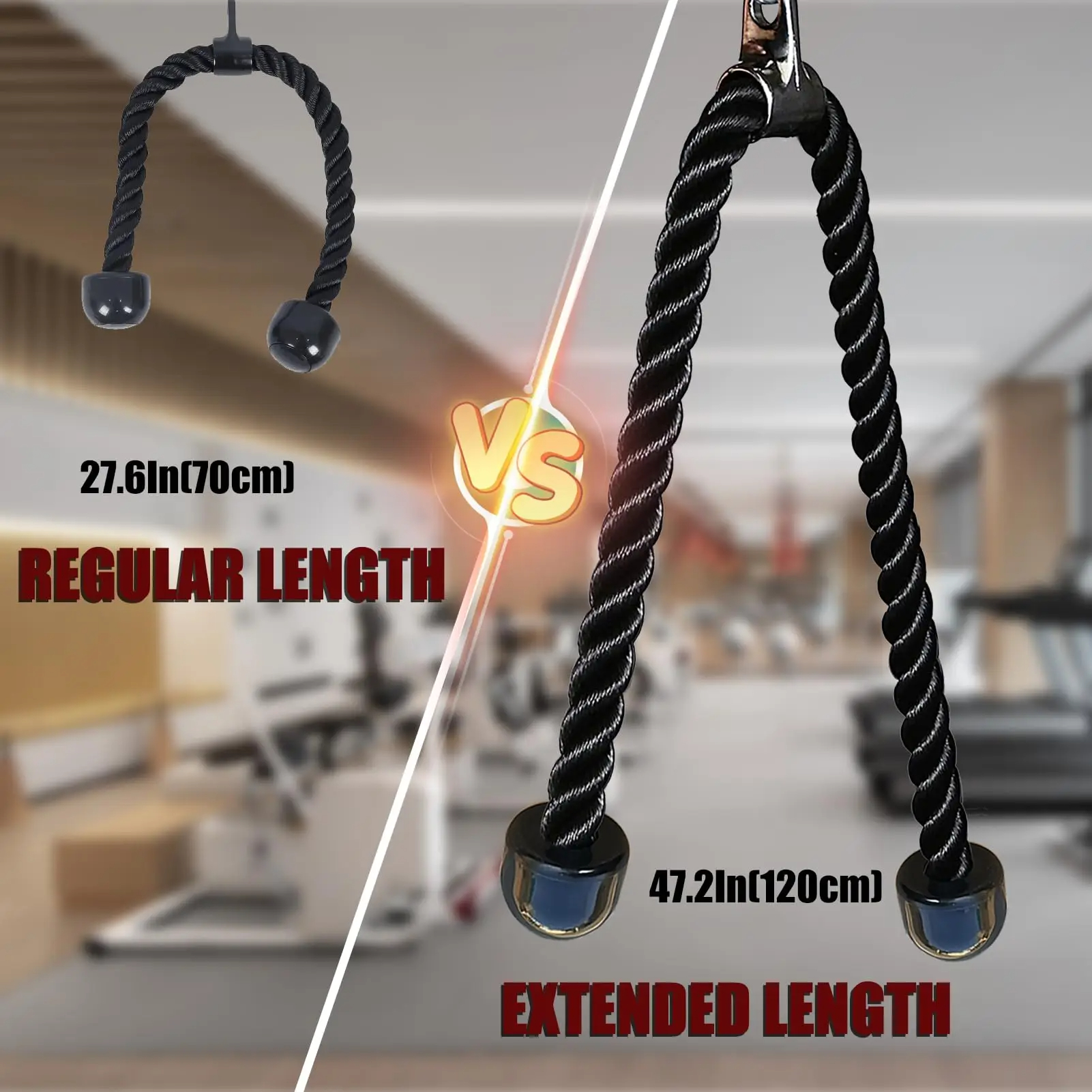 70/90/120/140cm Triceps Pull D - Home Gym Tunturi review and price