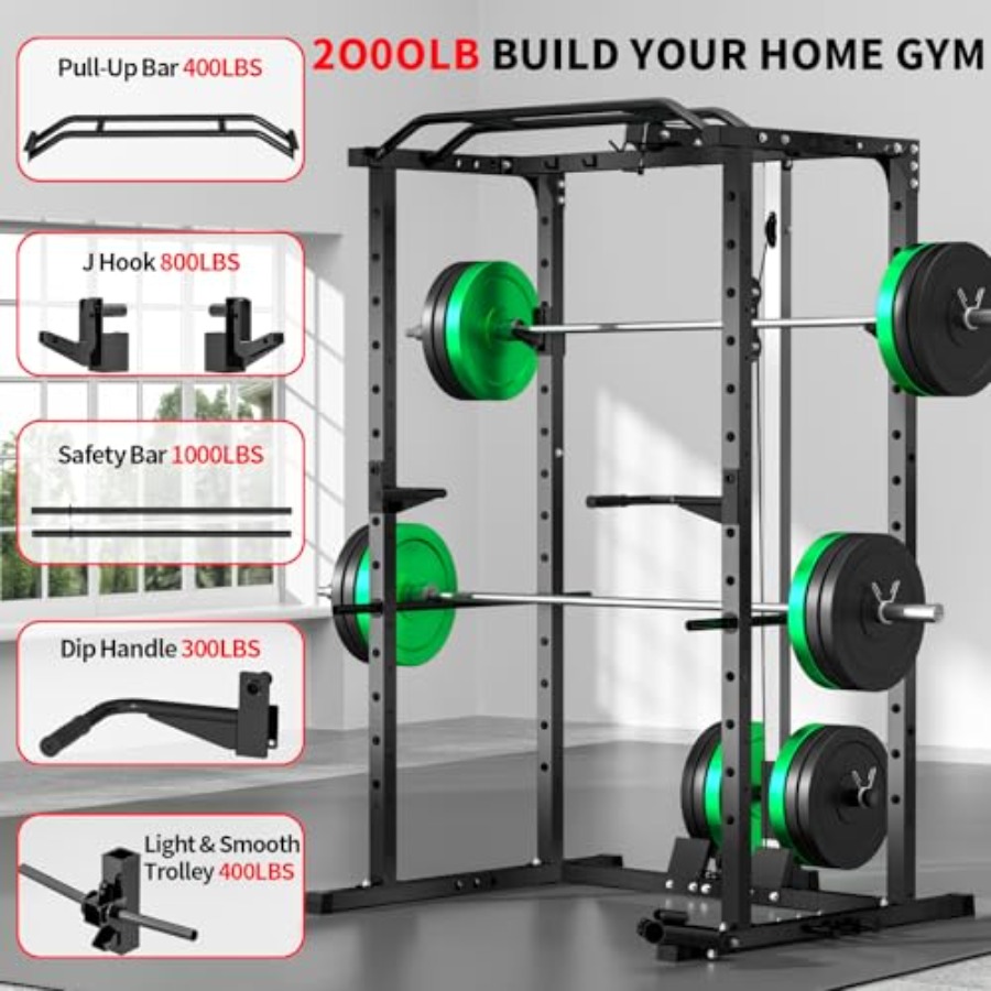 Home gym power rack with LAT p - Home Gym Lat Pulldown review and price