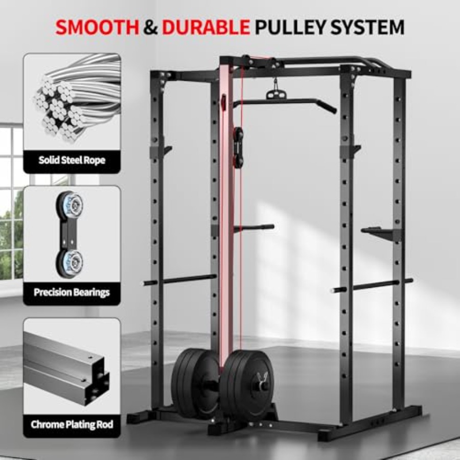 Home gym power rack with LAT p - Home Gym Lat Pulldown review and price