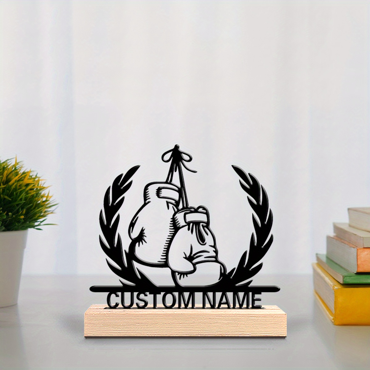 Personalized Boxer Metal Statu - Home Gym Names review and price