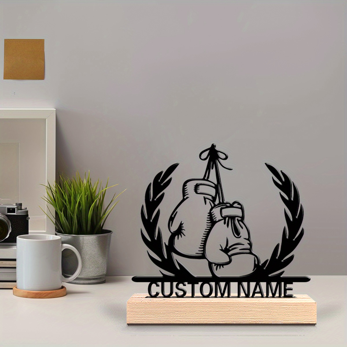 Personalized Boxer Metal Statu - Home Gym Names review and price