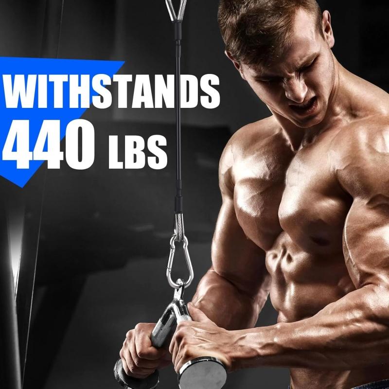 1/2Pcs Gym Cable Extension Com - Home Gym Lat Pulldown review and price