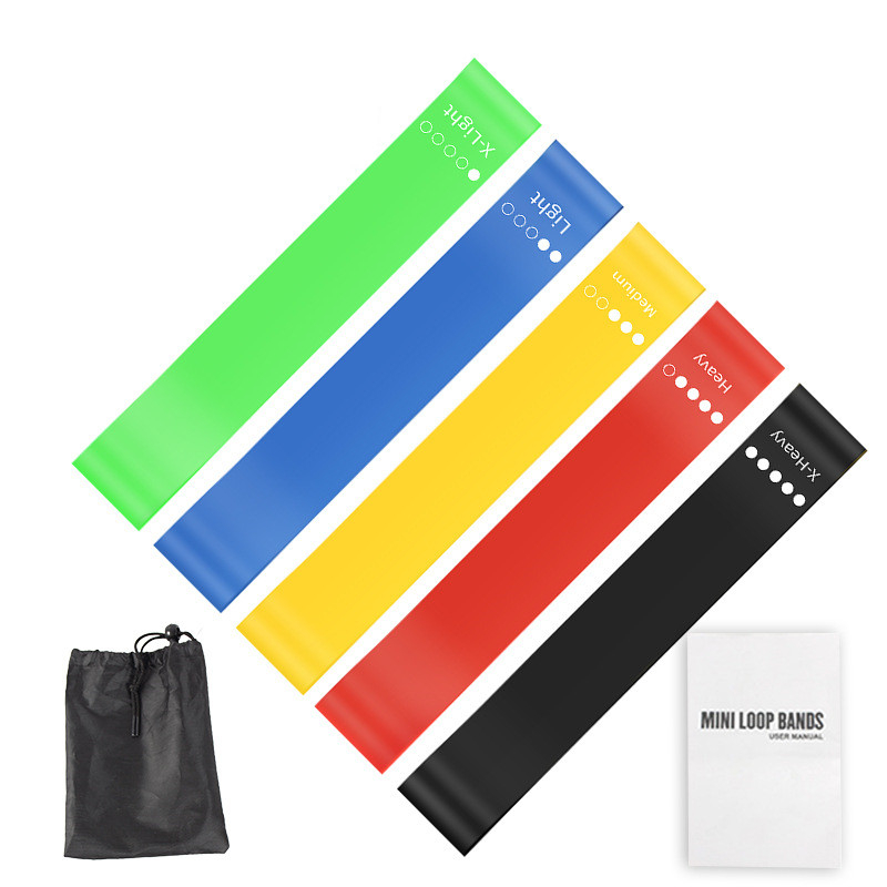 5Pcs TPE Resistance Bands Set  - Home Gym Furniture review and price