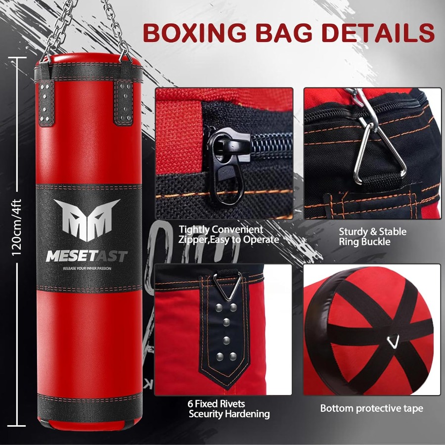 4ft Heavy Punching Bag Set for - Home Gym Mma review and price
